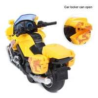 Model motore za povlačenje, igračka za vozila, lagani zvučni efekt za djecu Dječja žuta