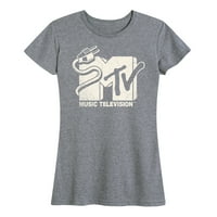 - MTV isključeni logo - Ženska grafička majica kratkih rukava