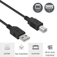 Boo kompatibilan 6ft USB kabelski kabelski kabelski kabel za zamjenu za Crosley USB gramofon za rekord