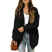 Moderna jakna za žene modni dugi rukav jesen i zimski džemper od kardiganskog kaputa