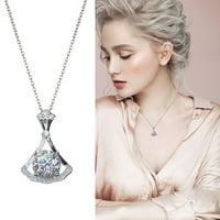 Ogrlice za žene Divlje cvijeće Zircon ogrlice i strelice Privjesak ogrlicu Žene Valentinovo Dekor dana
