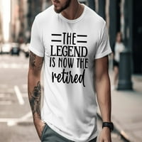 Legenda je sada penzionirana majica, smiješna muška majica, fudbalska majica, sportska majica, fudbalski