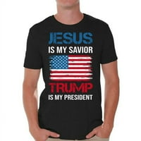 Awkward Styles Trump Majica Isus su moje spasiteljice za muškarce
