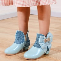 KatAlemske čizme za djevojčice Veličina Djevojke čizme jesen i zimsko bowknot slatka dječja čizme žene