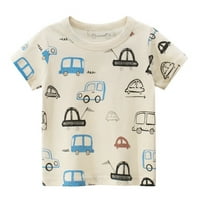 Toddler Kids Baby Boys Girls Automobili Kratki rukav Crewneck T majice na vrhu Tee odjeća za djecu
