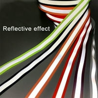 Visoka vidljivost reflektivna traka za traku Srebro šijanje sigurnosne tkanine Webbing Trip traka DECO