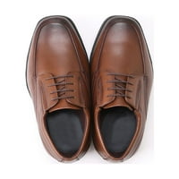Lacyhop muški oxfords klizanje na kožnim cipelama čipka za cipele ured cipele ured ne stanovi sjajni
