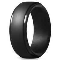 Muški angažman prstenovi okcidentski parovi za vjenčanje okrugli gumeni prstenovi