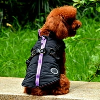 Xinhuaya kućni ljubimac kaput mali pas vest patent zatvarač za zadebljanje štenad na otvorenom toplom