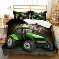 3D kamioni automobili bagera ispis prekrivača poklopca Komfornični poklopac sa jastučnicima posteljina