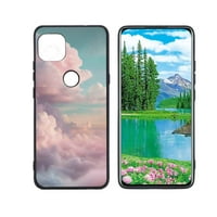 Kompatibilan sa moto jednom 5G ACE futrolom telefona, pastel-Cloud-Dreamscapes - Case Silikonski zaštitni za teen Girl Boy Case za Moto One 5g Ace