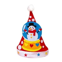 Carf Countring Felts Crtani božićni šešir Kids Šivenje poklon igračaka Xmas Decor Yutnsbel