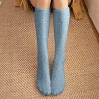 Frehsky tople čarape Ženske čarape tele Čanci zime topline casual mekane čarape za odrasle Početna Čarapa