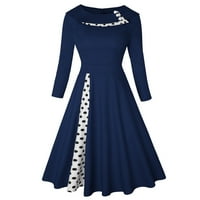 1950-ih Retro haljina za ženske potkoljetne haljine vintage koktele ljuljačke haljine Audrey Hepburn Rockabilly haljina haljina