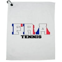 Francuska Tenis - Olimpijske igre - Rio - zastava golf ručnik sa karabinom kopčom