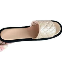 Sanviglor dame klizne na platformu Sandale Ljetna plaža Sandal hodanje modni klizni klizni papuče Diamond