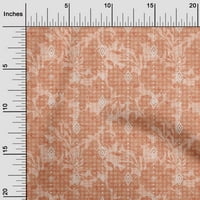Onuone poliester Lycra rđe smeđe lišće tkanine i cvjetne geometrijske projekte Dekor tkanine koji se