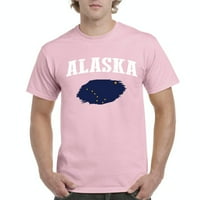 - Muška majica kratki rukav - Aljaska zastava