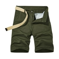 Muške ljetne kratke hlače Casual Titter džepovi sa zatvaračem izričene teretne kratke hlače vojska zelena
