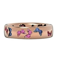 Loopsun prstenovi dame modni leptir prsten modni kreativni prsten nakit godišnjica rođendanski pokloni