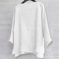 Modne marke Muške majice Ležerne prilike s dugim rukavima Novi dolazak V-izrez opušteni fit pulover