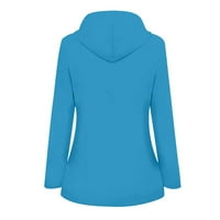 Aoujea kišne jakne za žene, žene Čvrsta kišna jakna na otvorenom plus veličine kapuljač kapuljača, otporni na vjetar, kišni kaput vanjski aktivni vjetar sa džepom