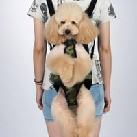 Backpacks za pse, prednji nosač pasa za male pse, nosač grudi mačaka, pas noseći ruksak sigurnosna torba,