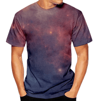 Modni nebo Ispis Ljeto Moda 3D štampanje Uzorak Muška kratka rukava Ležerna majica 3 godine, E-100