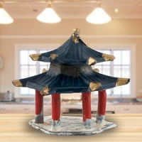 Farfi Dekorativni minijaturni pejzažni mikrovalni model paviljona za dom