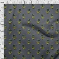 Onuone svilene tabby lišće tkanine i cvjetni blok Ispis tkanine bty wide