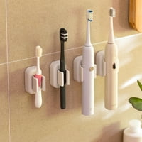 Yasaly ljepljivi zidni električni nosač četkica za zube stalak za stalak Organizator bijeli