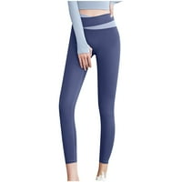 Ženske joge hlače Sportska fitness pant visoki struk dizanje skitnog dizanja mršava puna dužina pant jogger ubrzana pantalona