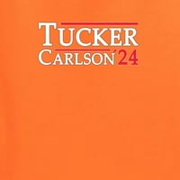 Divlji Bobby Tucker Carlson 'Predsjednički izbori Političke žene Grafički tee, narandžasti, srednji