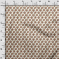 Onuoone Georgette viskoza bijela tkanina etnička blok haljina materijala materijala za ispis tkanina
