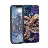 Kompatibilan sa iPhone XS MA telefonom, silikonska kućica od hobotnice - futrola za teen Girl Boy za