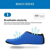 TEJIOJIO Zimske čarape za čišćenje muške i ženske čarape za vodu Bosonogi brzine suve anti-skid vodene čarape joge