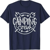 Drvo kampiranje košulja posade Obiteljski kamp Podudaranje grupne majice TENT