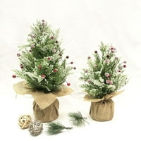 Umjetne pine igle sjajne umjetne grane 15,7 Umjetno zelenilo proizlazi ukrasne grane od Fau Tree za Xmas vijenac Božić