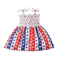 GRIANOOK BABY CURS haljina američka zastava Print haljine zvijezde sundress cure casual ljuljačke boem cc01882-AS 130