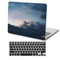 Kaishek Hard zaštitna zaštitna obukla Kompatibilna MacBook Pro 14 sa XDR ekran tipa C + crni poklopac