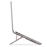 Dokalor 6-nivo Podesivi laptop prijenosni prenosni sklopivi aluminijski legura za laptop nosač za laptop za laptop tablet knjiga ružičasto zlato