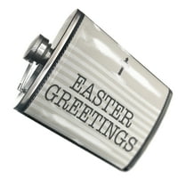Flask Easter Greates Religiozni Uskrsni poprečni neutralni