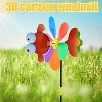 Vanjski trodimenzionalni crtani uzorak opcionalno vjetrenjača dječja igračka