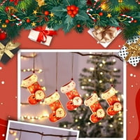 Biplut svjetlosni ukras Izvrsna funkcija bljeskanja PS božićno drvce viseći ukras za unutarnji dekor