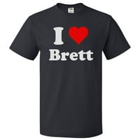 Love Brett majica I Heart Brett TEE poklon