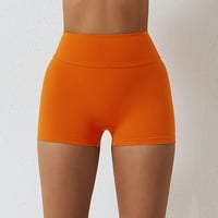 Ženske hlače Modna čvrsta boja Tanak Visoki struk Sport Yoga Stretch Sports SOLD Boja Kratke hlače