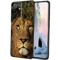 LION TELEFON TELEFONA ZA SAMSUNG GALAXY S ULTRA ZA ŽENE MUŠKE POKLONE, Mekani silikonski stil otporan na udarce - lav futrola za Samsung Galaxy S ultra