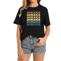 Jamajkan Jamajka Retro stil Vintage košulja Poklon Raglan bejzbol tee