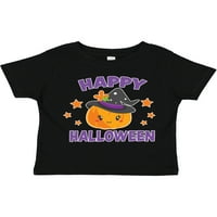 Inktastična sretna Halloween bundeve sa vješticom i zvijezdama poklon toddler djevojko majica