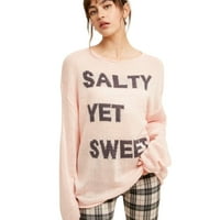 Slano, ali džemper za pletenje špedita - ružičasta